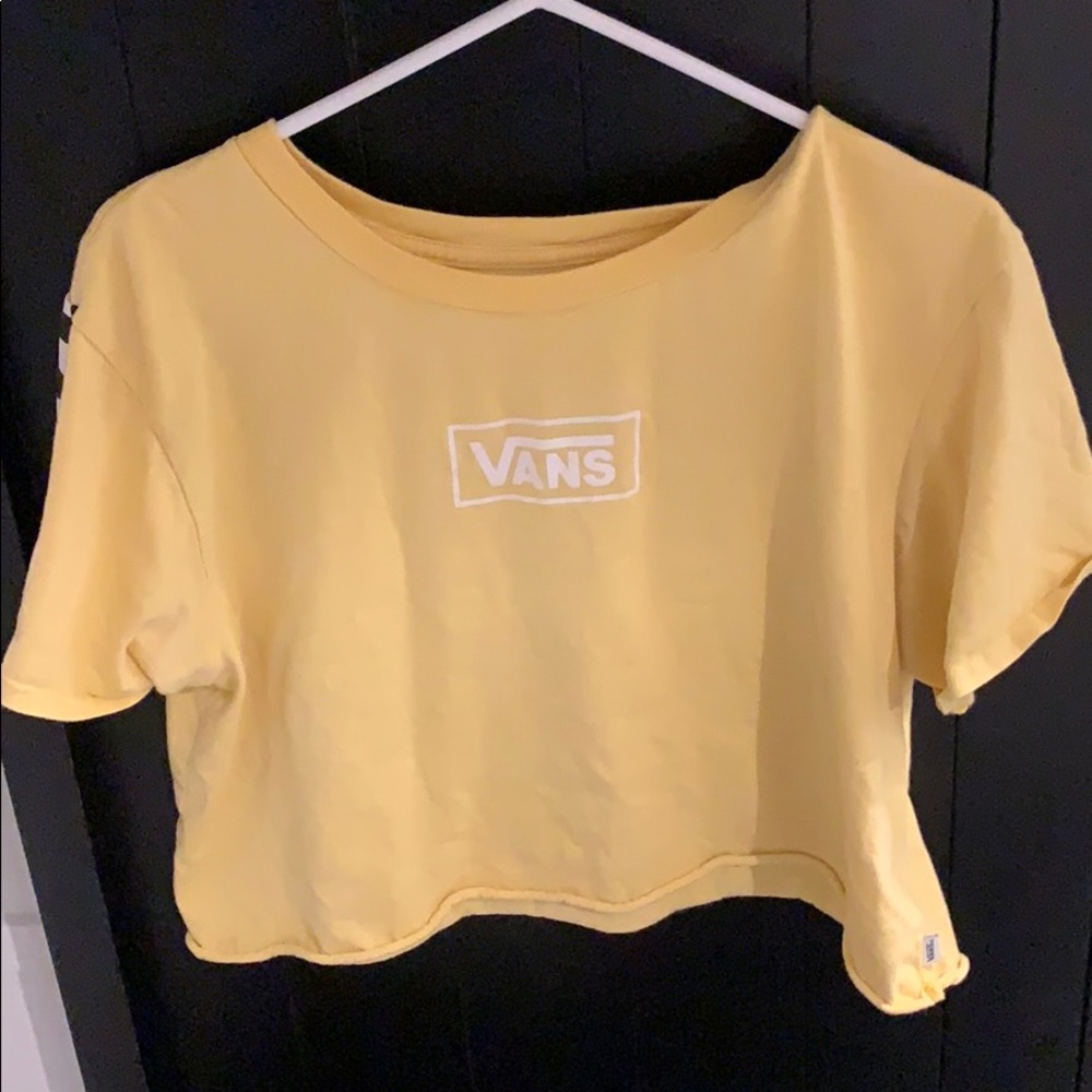 vans cropped t shirt